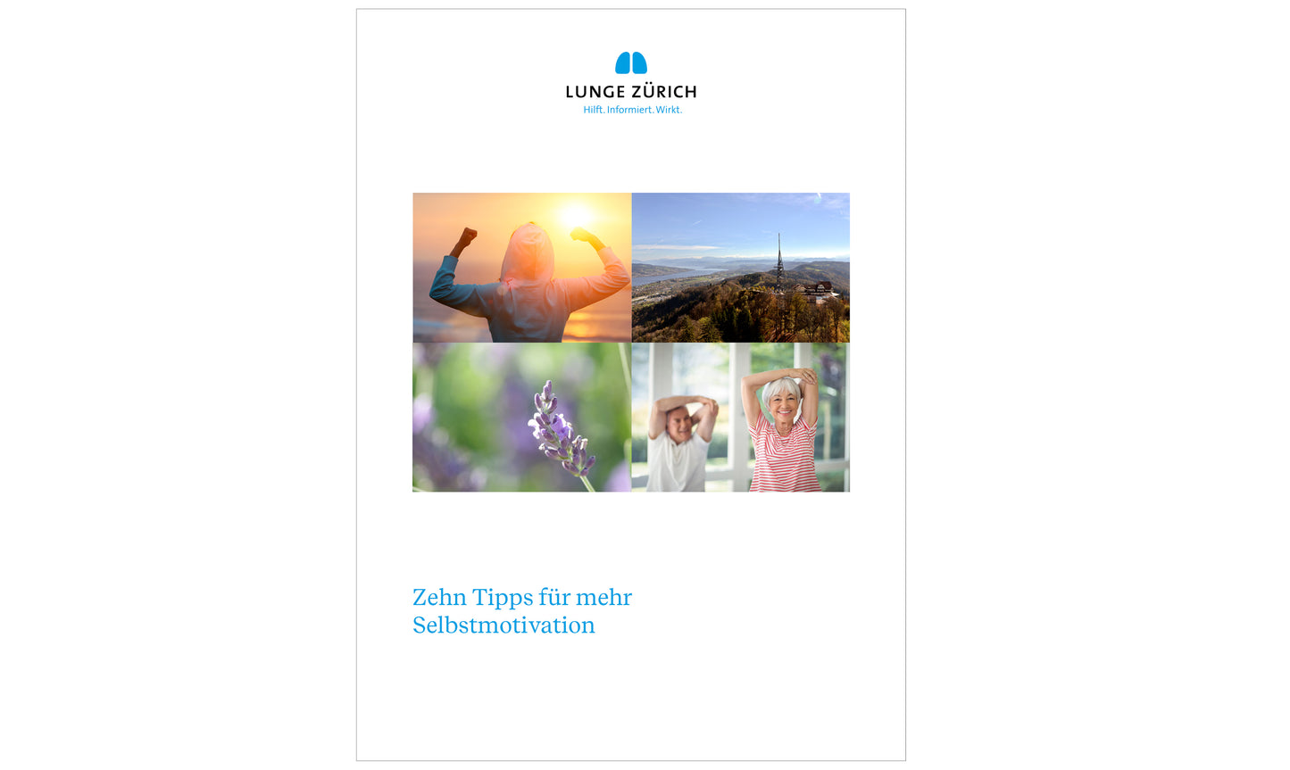 Broschüre Zehn Tipps für mehr Selbstmotivation
